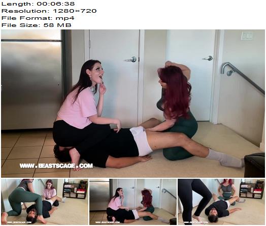 BeastsCage  Facesitting And Ball Smashing Reward preview