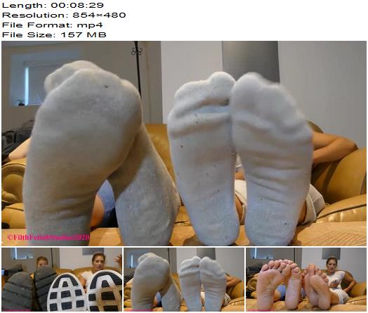 Filth Fetish Studios Dont Look At Us Worship Our Feet Mistress Corinne and Mistress Alisha Bartlett preview