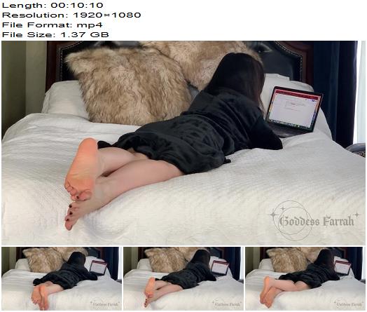 Goddess Farrah  CUSTOM Foot Ignore Punishment 1 preview