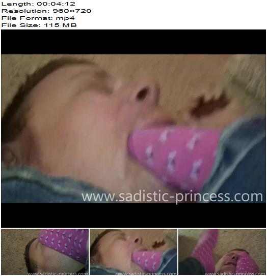 Goddess Lady Lilith Foot Smothering In Cute Pink Socks SADISTICPRINCESS preview