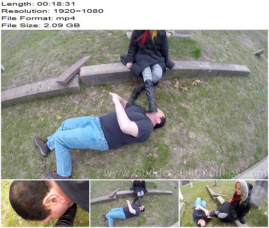 Goddess Lady Lilith Public Outdoor Boot Worship SADISTICPRINCESS preview
