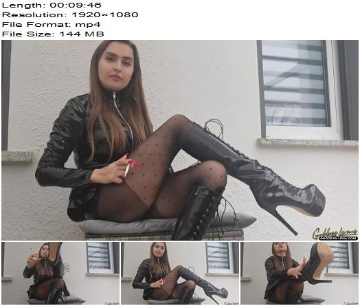 Goddess Lena Obedient Boot Wanker preview
