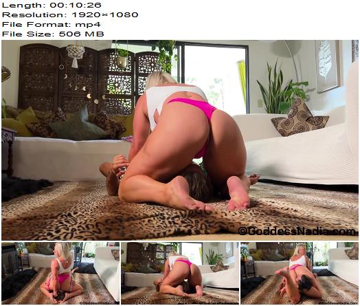 Goddess Nadia Facesitting Slave preview