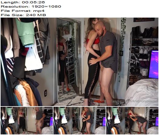 Krushonyouxoxo  Mistress Isabella  Slave Leo  Kicking My Crush In His Pathetic Balls preview