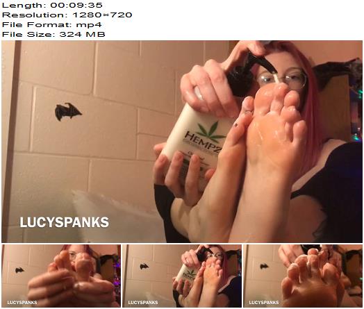 LucySpanks  My First Foot Worship Vid preview