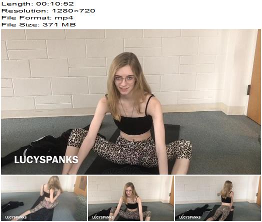 LucySpanks  Shy JOI Yoga Student preview
