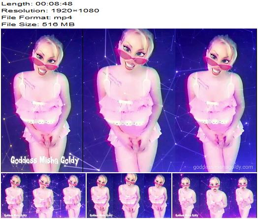 Mistress Misha Goldy Get Your Clit Out And Jerk Yourself Off preview