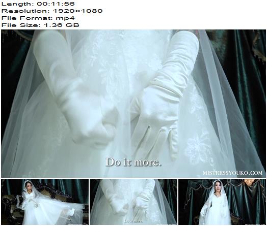 Mistress Youko Wedding Dressed Mistress Controls you preview