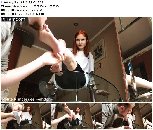 Petite Princess FemDom  New Petite Princess Tris Foot And Socks Worship Femdom First Time preview