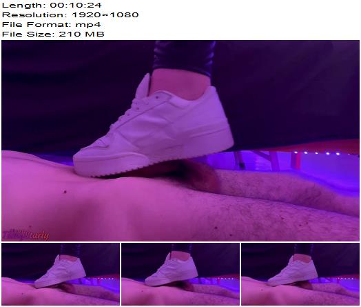 Tamy Starly  Shoejob  Cock Crush in White Sneakers preview