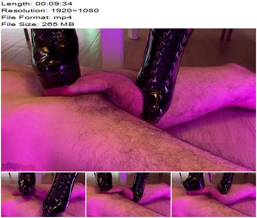 Tamy Starly  Trying out my new heels on his useless cock preview