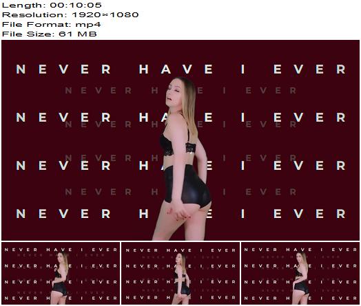 findommealy Never Have I EVER for BETAS preview