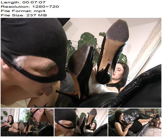 Boot Heel Worship CBT Humiliation  Lady Katharina  Dirty Soles Of Mistress Shoes preview