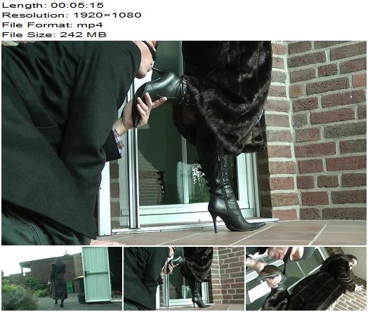 Boot Heel Worship CBT Humiliation  Lady Katharina  The Human Doormat preview