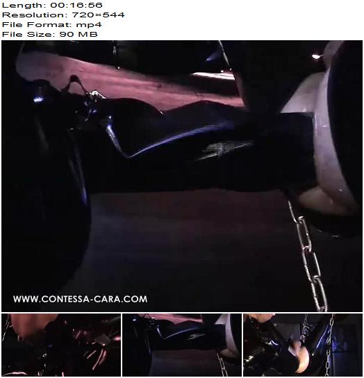 Contessa Cara  Heavy Rubber Fisting part 1 preview