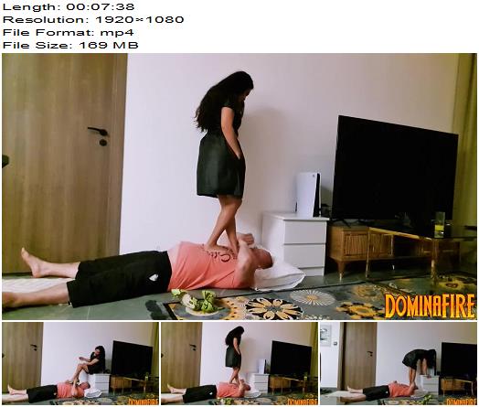 Domina  Femdom trampling and foot worship preview