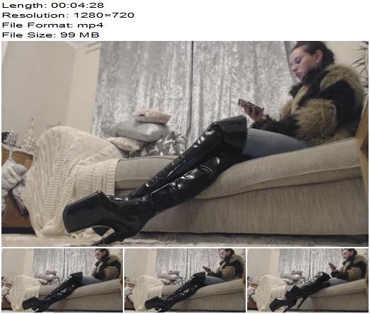 Dominatrix Victoria Black  8 Inch Boot Ignore preview