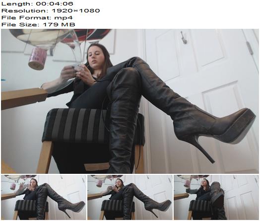 Dominatrix Victoria Black  Leather Boot Ignore preview