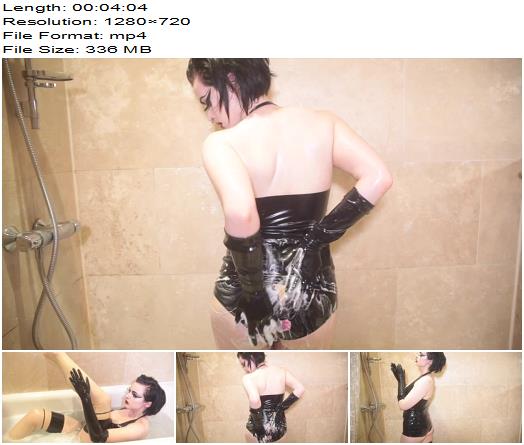Empress Poison  Latex Stockings Foot and Leg Bath preview