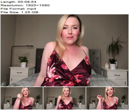 Goddess Rose Thorne  your average dick is boring dick preview