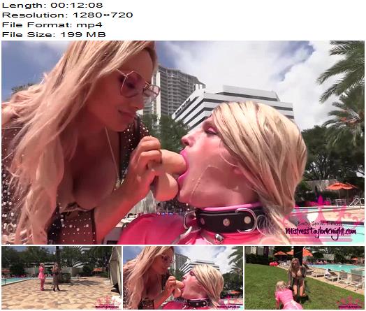 Goddess Taylor Knight  Sissified in Public Part 2 of 2 preview