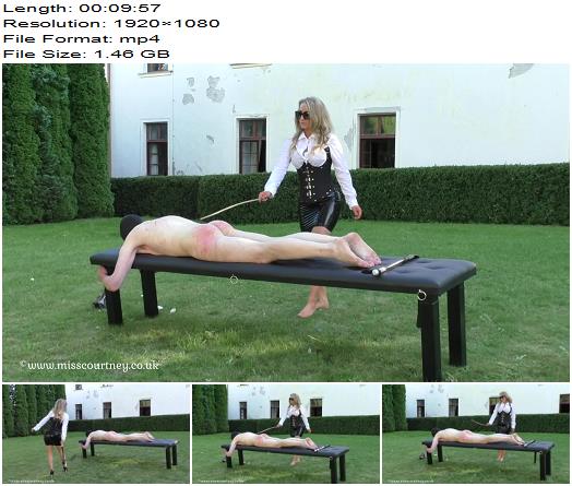 Mistress Courtney  An Outdoor Caning At The OWK preview