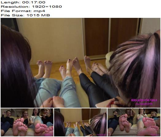 SERVANTS FOR GIRLS  FOOT PARTY preview