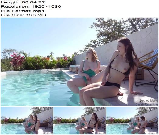 Sarah Calanthe  Mutual Masturbation By The Swimming Pool preview