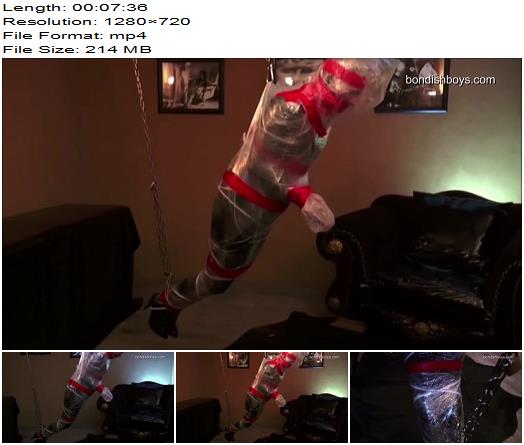 Bondishboys  Suspension Bondage In Clingfilm preview