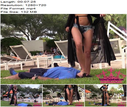 Goddess Taylor Knight  Taylors extreme Public Trample preview