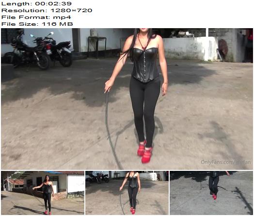 Karlita  I Asked Karlita To Play With My 7 Foot Aussie Bullwhip preview