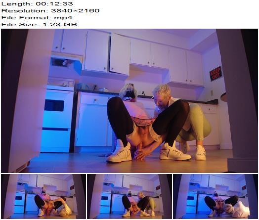 Kinky home Dildo riding for submissive pig slave preview