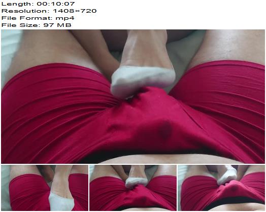 Mistress Redix I put on my white socks and told him to lie down comfortably preview