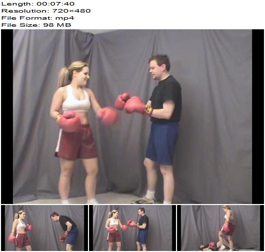Suburban Sensations Ballbusting Britney with Boxing Gloves Full preview