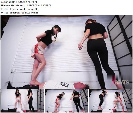 Bratty Foot Girls  Josie  Valerie  Worked OUT preview