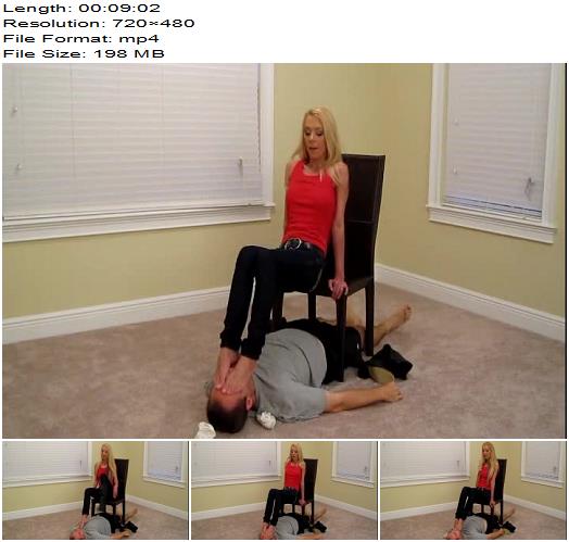 Crudelis Amator Ballbusting Fetish Christie Love Smothers and Gags the Foot Bitch preview