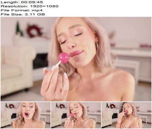 Desire Blonde  Sensual Lollipop Sucking preview