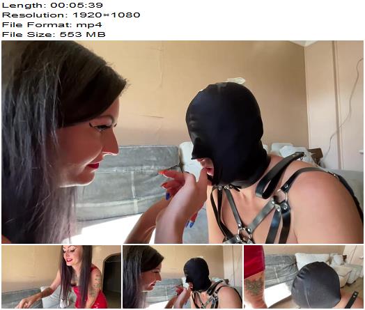 Dominatrix Nika  Brought Her Slave A Condom With Sperm The Humiliation Of A Slave preview