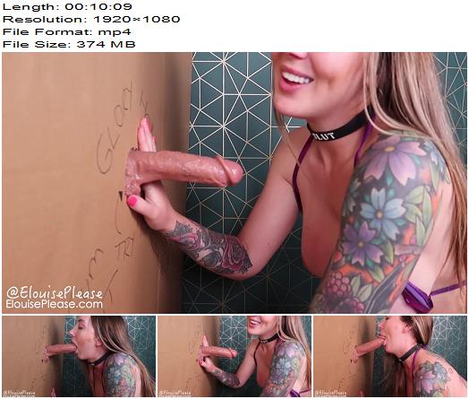 Elouise Please  Naughty Gloryhole Blowjob preview