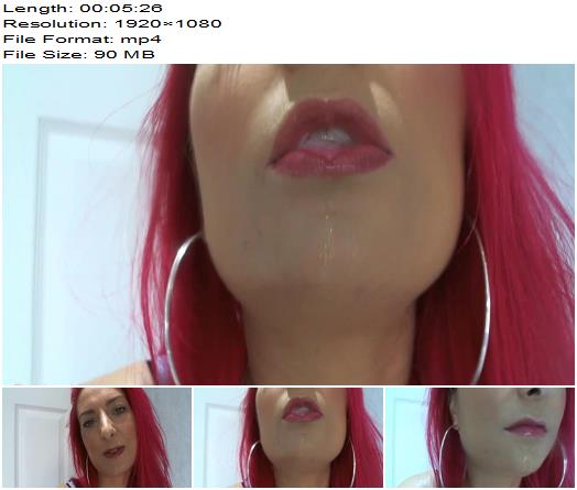 Femdom Austria  Red Princess Jana Spits In Your Face preview