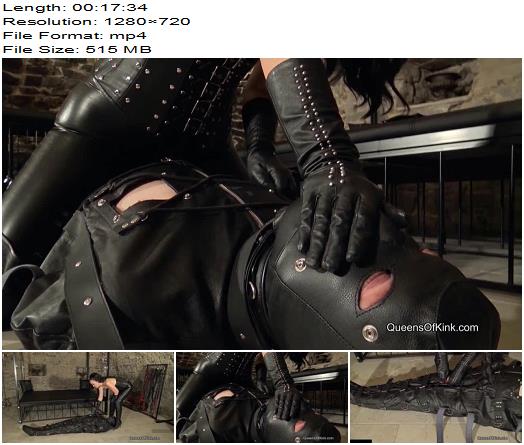 Fetish Liza  Bound And Teased Leather Slave preview