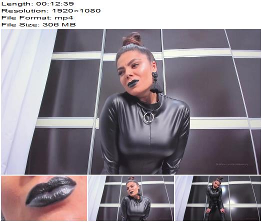 Goddess Domdeluxury Time For Your Daily Dose Of Me Under Black Lips preview