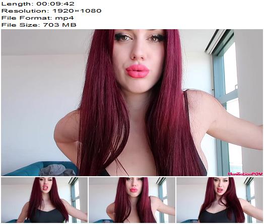 Humiliation POV Mistress Karina Eye Contact WifeMistress BlackmailFantasy Mindfuck preview