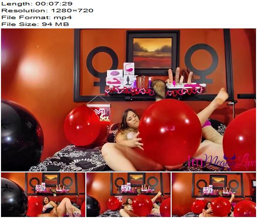 ImMeganLive  Getting Hot with Balloons preview