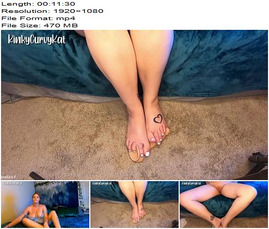 Kinkycurvykat  Bratty Cinderellas Foot Fetish preview