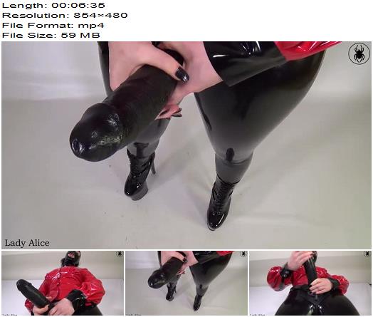 Lady Alice  Rubber JOI  Wichsanleitung in Latex preview