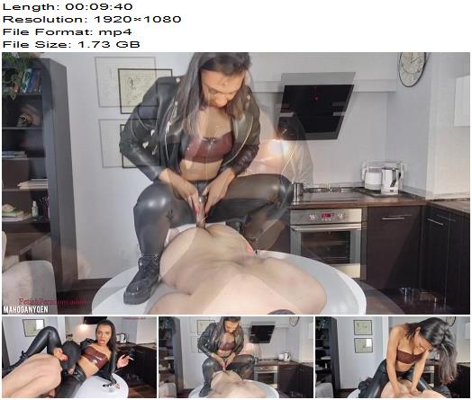 MahoganyQen  Smoke  Chill Interracial Leather Pegging preview