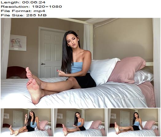 Miss Amina Rose Stroke To My Feet Edging Game preview