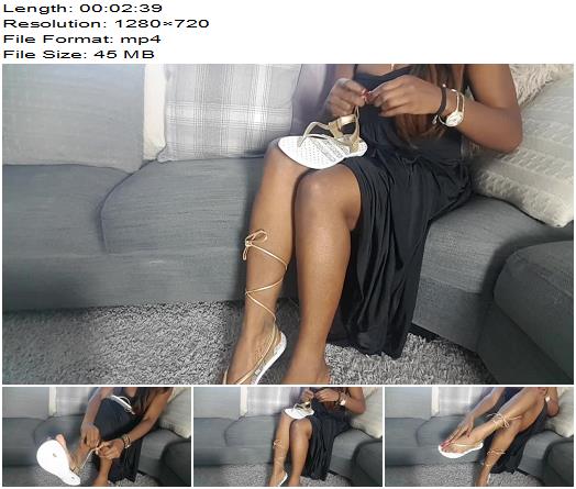 Miss Foxx  Putting On Brand New Flip Flops Pov preview