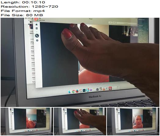 Miss Foxx Skype With Loser Footbitch Alan preview